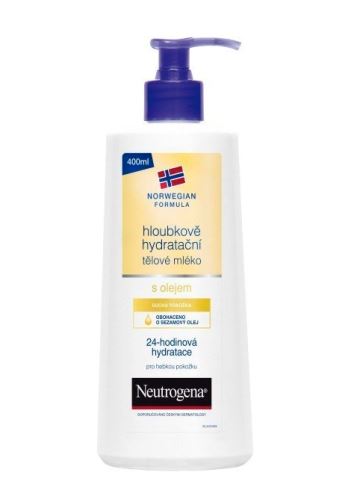 Neutrogena Norwegian Formula Deep Moisture lozione per il corpo super idratante con olio per la pelle secca do donna 400 ml