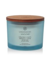 Chesapeake Bay Reflection + Clarity Candela profumata con 3 stoppini 312 g