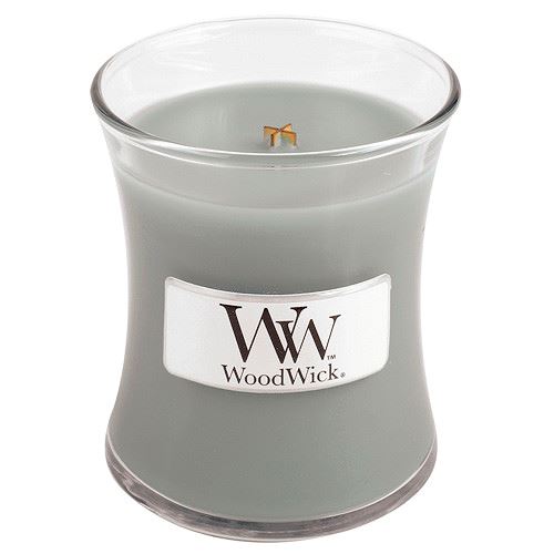 WoodWick Fireside candela profumata con stoppino di legno 85 g