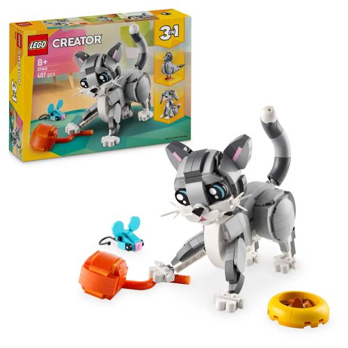 LEGO® Creator 3 v 1 31163 Gatto giocoso