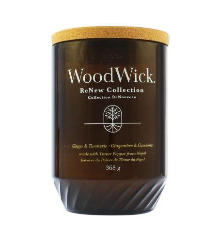 WoodWick ReNew Ginger & Turmeric candela grande 368 g