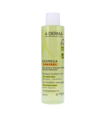 A-derma Exomega Control Gel detergente 2in1