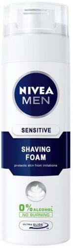 Nivea Men Sensitive schiuma da barba da uomo 200 ml