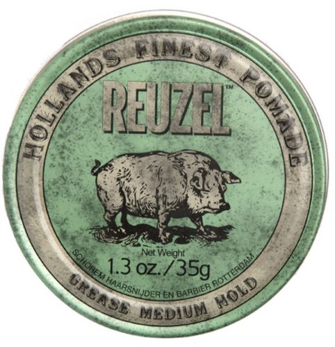 REUZEL Styling Green Pomade Grease Medium Hold pomata per capelli fissaggio medio da uomo
