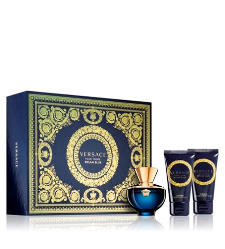 Versace Dylan Blue Pour Femme confezione regalo do donna Eau de Parfum 50 ml + latte corpo 50 ml + docciaschiuma 50 ml