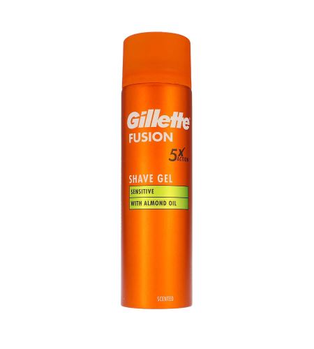 Gillette Fusion gel da barba per pelli sensibili da uomo 200 ml