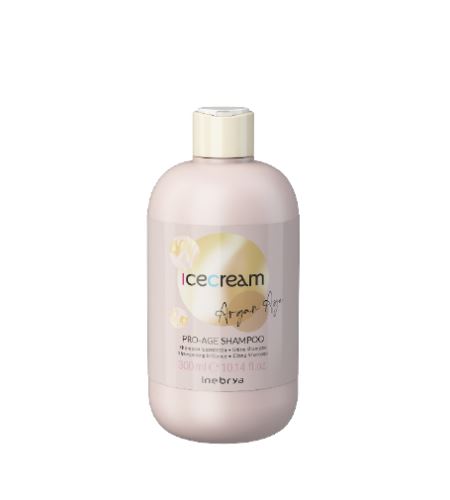 INEBRYA Ice Cream Argan Age shampoo a base di olio di argan per una lucentezza brillante dei capelli