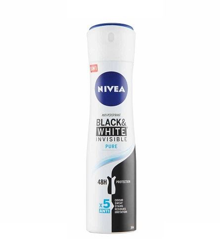 Nivea Invisible Black & White Pure antitraspirante spray 150 ml