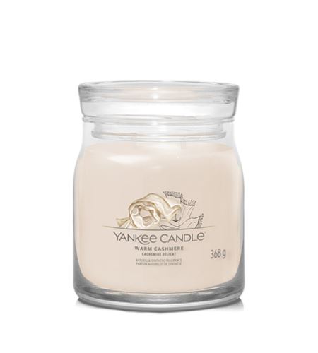 Yankee Candle Warm Cashmere Signature candela media 368 g