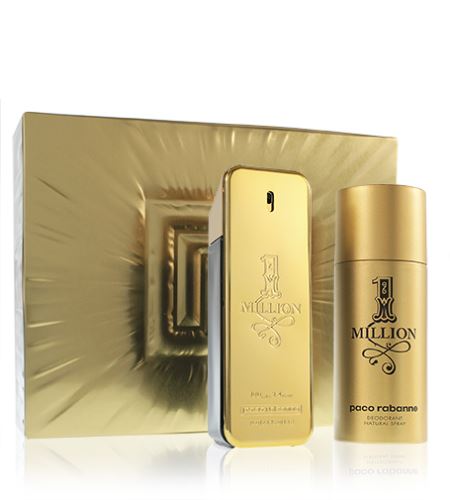 Paco Rabanne 1 Million confezione regalo da uomo Eau de Toilett 100 ml + deodorante 150 ml