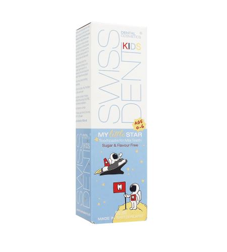 Swissdent KIDS My Little Star Dentifricio per denti da latte per bambini 50 ml
