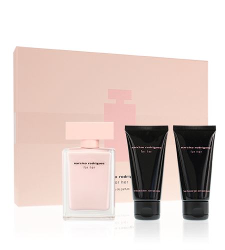 Narciso Rodriguez For Her confezione regalo do donna Eau de Parfum 50 ml + latte corpo 50 ml + docciaschiuma 50 ml