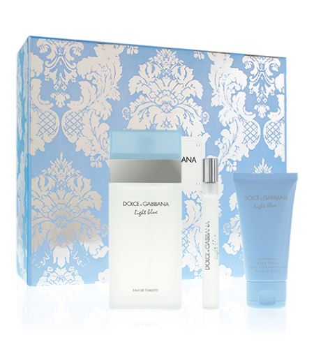 Dolce & Gabbana Light Blue confezione regalo do donna Eau de Toilett 100 ml + crema corpo 50 ml + Eau de Toilett 10 ml