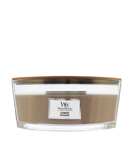 WoodWick Cashmere candela profumata con stoppino di legno 453,6 g