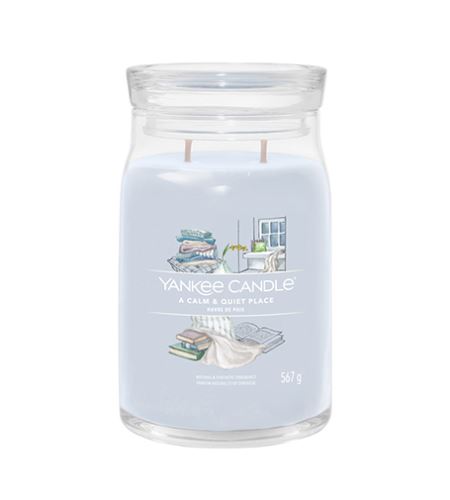 Yankee Candle A Calm & Quiet Place Signature candela grande 567 g