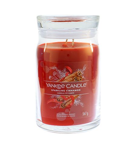 Yankee Candle Sparkling Cinnamon Signature candela grande 567 g