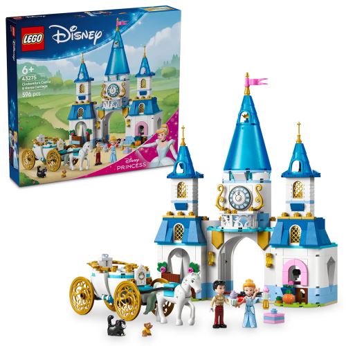 LEGO® │ Disney Princess 43275 Castello e carrozza di Cenerentola