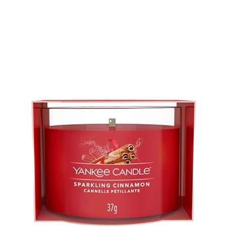 Yankee Candle Sparkling Cinnamon candela votiva glass 37 g