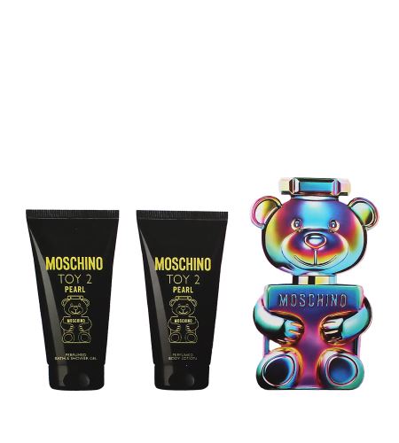 Moschino Toy 2 Pearl set regalo unisex parfémovaná voda 50 ml + tělové mléko 50 ml + sprchový gel 50 ml