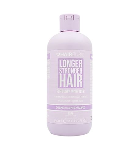 Hairburst Longer Stronger Hair Curly, Wavy Hair Shampoo shampoo idratante per capelli mossi e ricci 350 ml