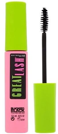 Maybelline Great Lash Blackest Black mascara 12,5 ml Black