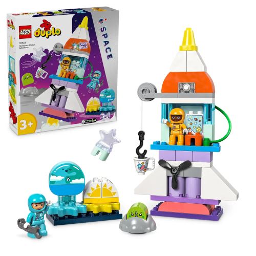 LEGO® DUPLO® 10422 Avventura dello Space Shuttle 3 in 1