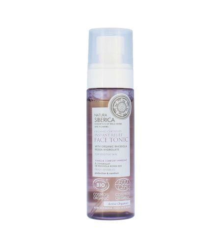 Natura Siberica Organic Certified Instant Relief tonico naturale per pelle sensibile 100 ml