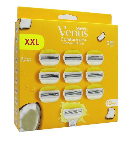 Gillette Venus ComfortGlide Coconut & Olay testina di ricambio 10 pz Gillette Venus ComfortGlide Coconut & Olay testina di ricambio 10 pz