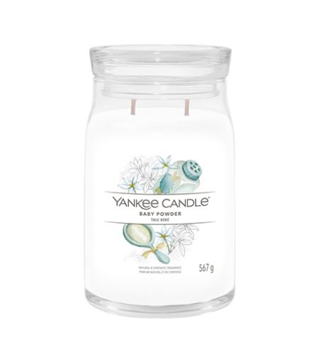 Yankee Candle Baby Powder Signature candela grande 567 g