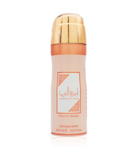 Asdaaf Ameerat Al Arab Prive Rose spray corpo do donna 200 ml