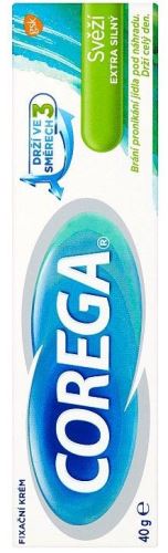 Corega Svěží crema fissante extra forte per protesi dentarie 40 g