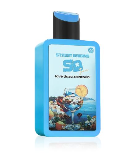 Street Origins Love Daze, Santorini estratto profumato unisex 75 ml