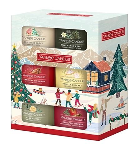 Yankee Candle Christmas Collection candela votiva glass 6x37 g