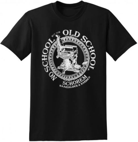 REUZEL Old School T-Shirt Black camicia da uomo