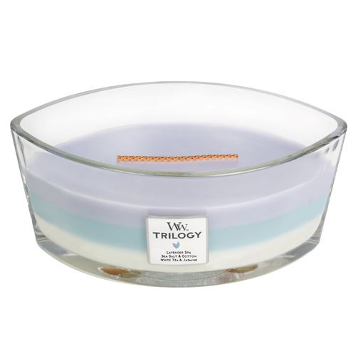 WoodWick Calming Retreat candela profumata con stoppino di legno 453,6 g