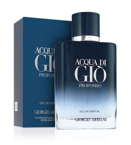 Giorgio Armani Acqua di Gio Profondo Eau de Parfum da uomo 100 ml flacone ricaricabile