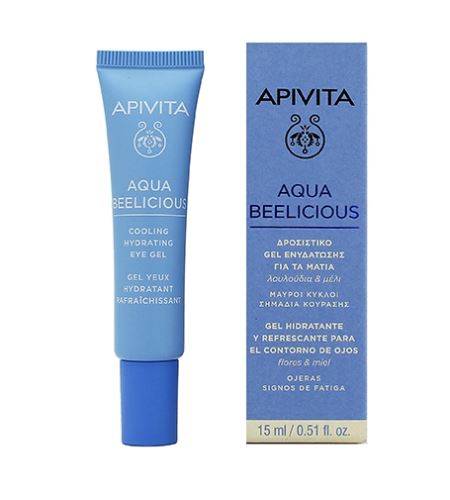 Apivita Aqua Beelicious Cooling Hydrating Eye Gel Gel idratante per gli occhi 15 ml