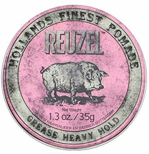 REUZEL Styling Pink Pomade Grease Heavy Hold pomata per capelli fissaggio medio da uomo