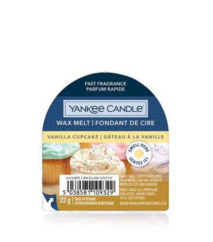 Yankee Candle Vanilla Cupcake cera profumata 22 g