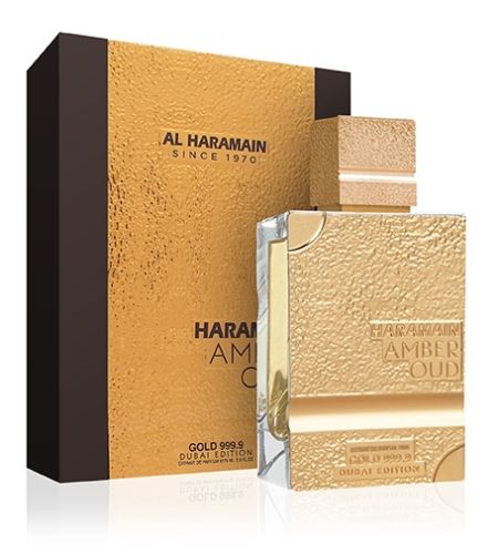 Al Haramain Amber Oud Gold 999.9 Dubai Edition estratto profumato unisex 75 ml