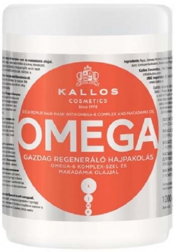 Kallos Omega Hair Mask maschera rigenerante