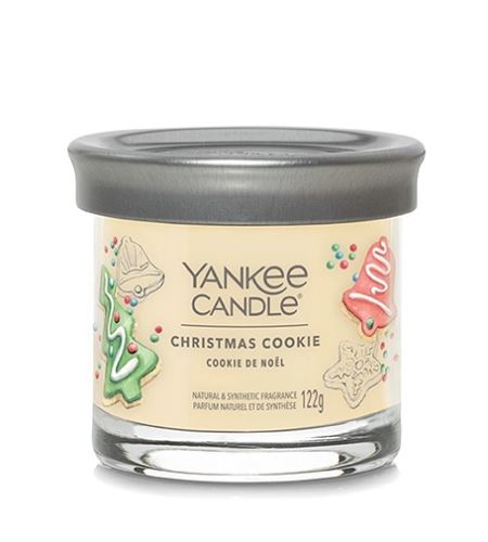 Bicchiere piccolo Yankee Candle Christmas Cookie Signature da 122 g
