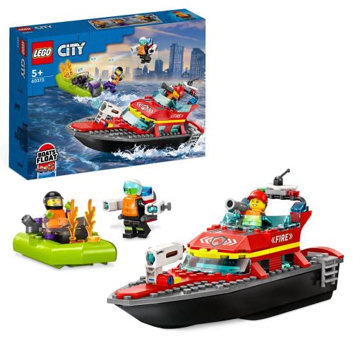 LEGO® City 60373 Barca di soccorso antincendio