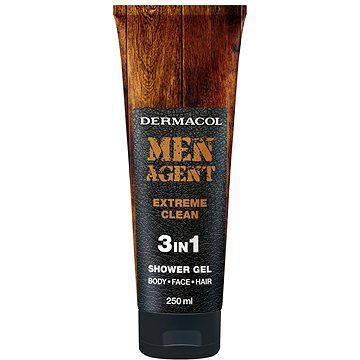 Dermacol Men Agent Extreme Clean 3in1 docciaschiuma da uomo 250 ml