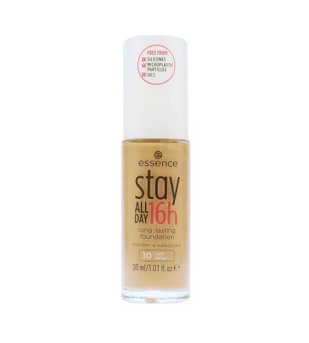 Essence Stay All Day 16h fondotinta lunga tenuta 30 ml 10 Soft Beige