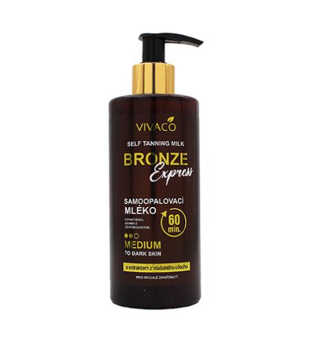 Vivaco Bronze Express Lozione autoabbronzante media 300 ml