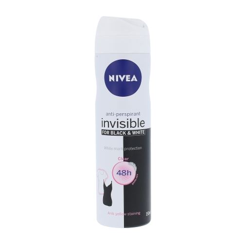 Nivea Invisible Black & White Clear antitraspirante spray 150 ml