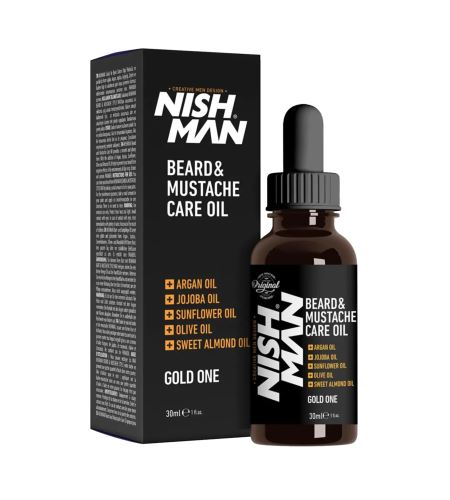 NISHMAN Beard and Mustache Care Oil olio per la barba