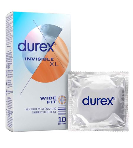 Durex Invisible XL preservativi 10 pz