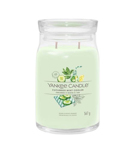 Yankee Candle Cucumber Mint Cooler Signature candela grande 567 g